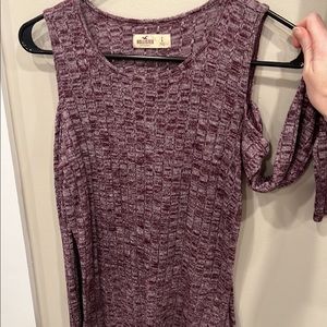 Cold shoulder long sleeve
